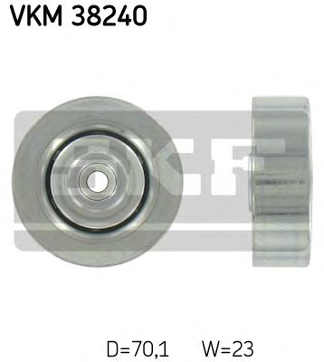 VKM 38240 SKF Обводний ролик1